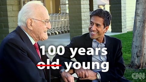CNN's Sanjay Gupta Interviews Ellsworth Wareham, 100 years old Vegan Doctor